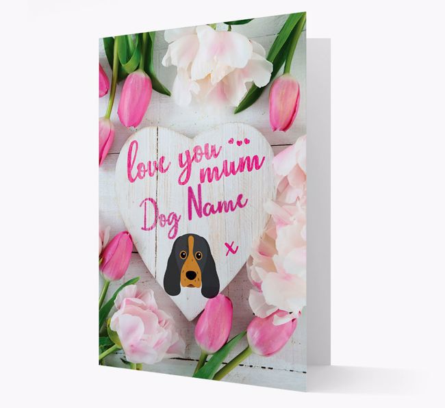 'Love You Mum' - Personalised {breedFullName} Card